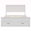 Base de lit moderne avec rangement en bois pour grand lit-176962838