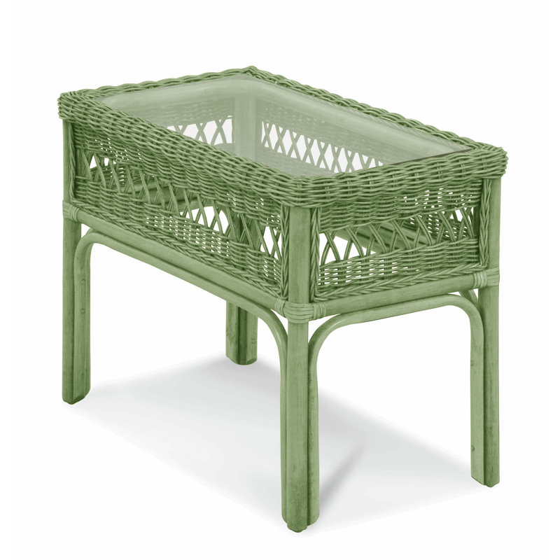 Nassau End Table, Celery, 22.5" H x 17" W x 30" D