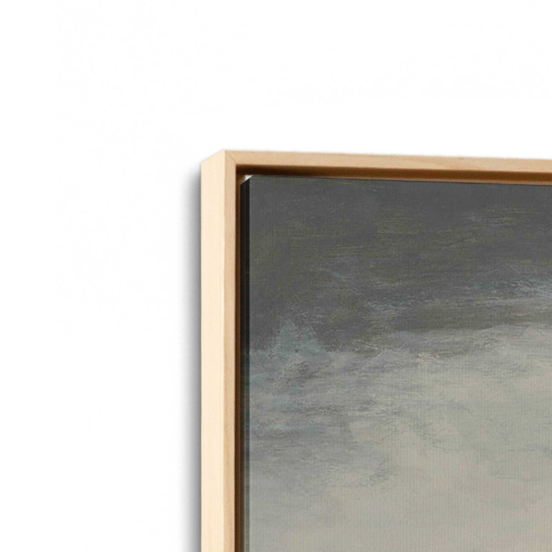 «Cold Harbor I» par Michael Willett, reproduction d'art sur toile, Tanné, Impression dans un cadre flottant sans passe-parto