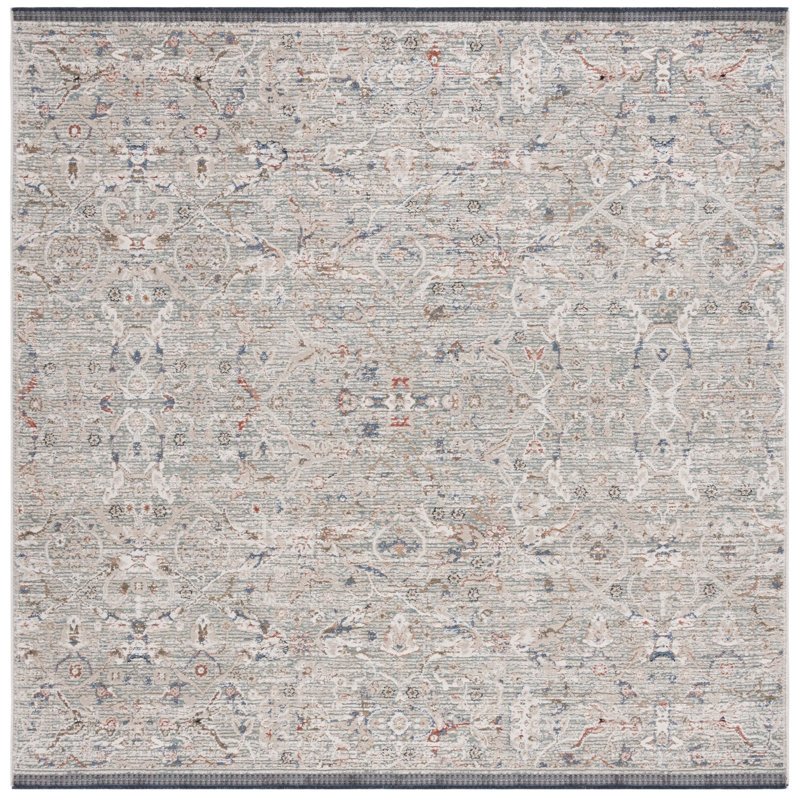 Vivaldi Performance Abstract Rug, Square 6'7"