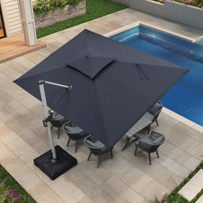 274cm X 365cm Rectangular Cantilever Parasol