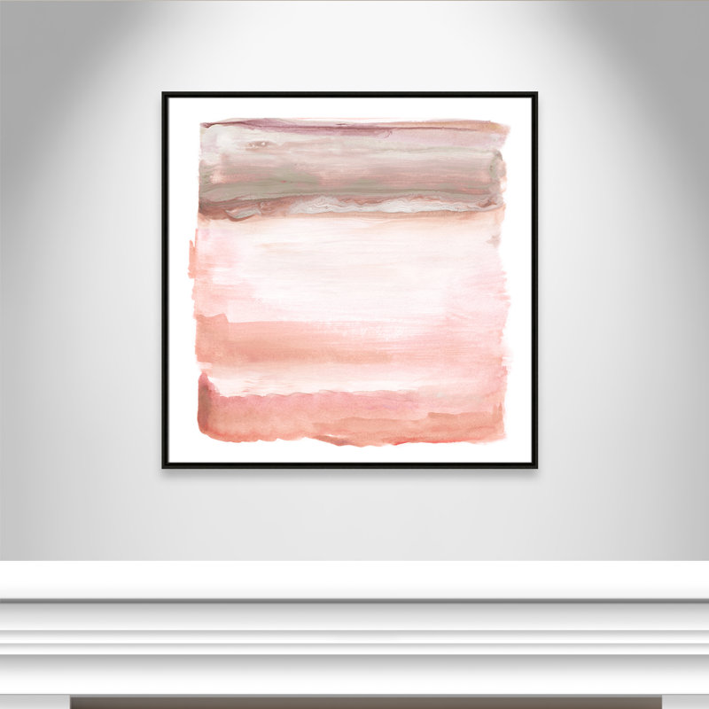 «Lakeland Boho Sky I» par Nan - reproduction encadrée sur toile, Espresso, H 37,5 po x l 37,5 po x P 2 po