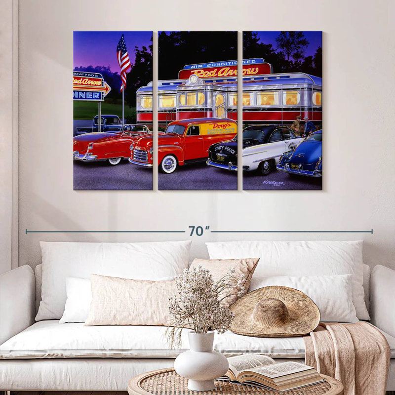 Mehar Red Arrow Diner, 32" H x 50" W