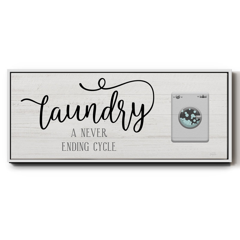 «Never Ending Laundry», toile encadrée, H 24 po x l 60 po
