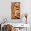 Bouddha en bois sculpté 3 pièces-92829578