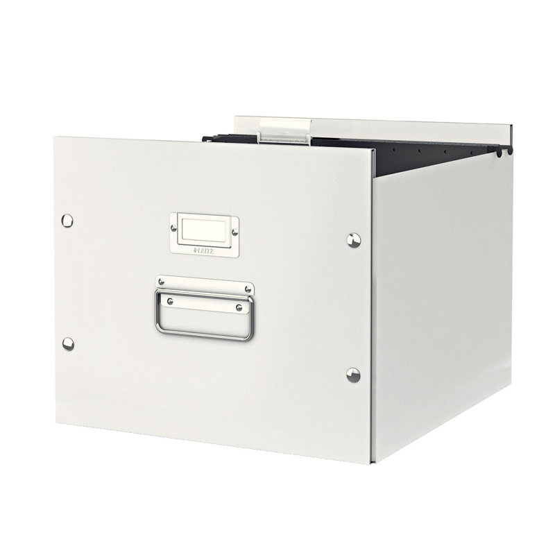 Leitz Decorative Bin, 35.7cm H x 28.5cm W x 36.7cm D, White