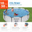 Ensemble de piscine extérieure hors-terre Steel Pro MAX-100486110