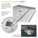 60'' W 32.25'' D Rectangular Single Shower Base