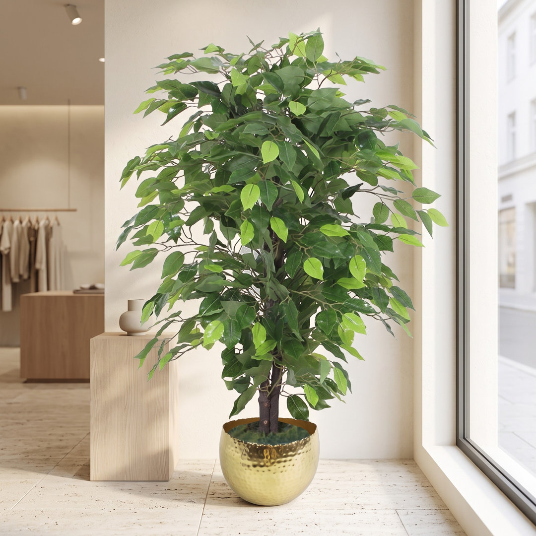 90 cm H Faux Palm and Foliage Tree Plant