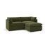 Kallie Upholstered Sofa With Ottoman