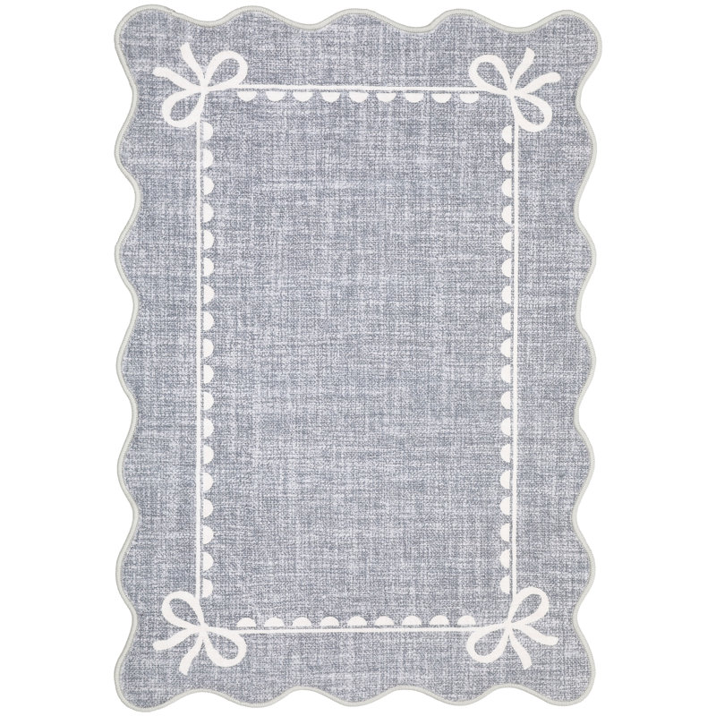 Rectangle Area Rug, Gray, 60*180cm