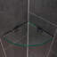 Tablette de douche en verre