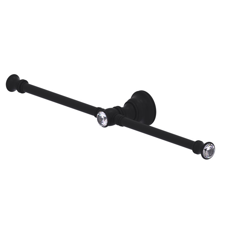 Barre à serviettes murale 16,8 "Freyja, Noir mat