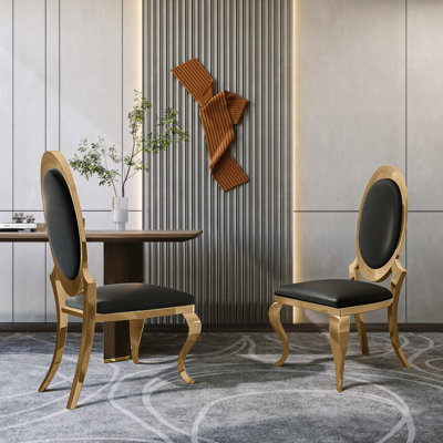 Damarae Upholstered Side Chair in Silver