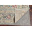 Tapis rose en laine noué à la main de conception unique 9 pi 5 po x 12 pi 10 po
