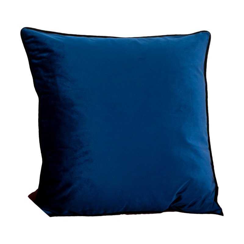 Aalivia Square Cushion Cover, Blue