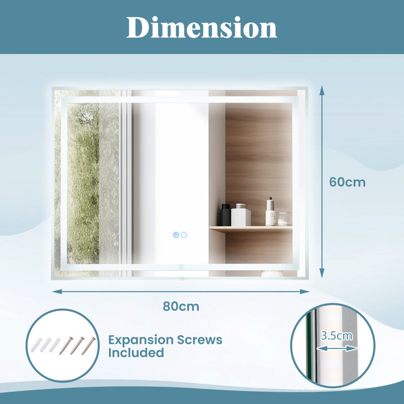 Aluminium Rectangle Mirror