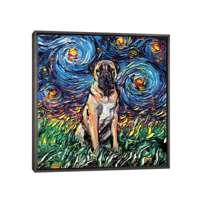 " Fawn Mastiff Night " by Aja Trier