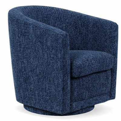 Fauteuil demi-tonneau pivotant