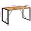 Price Mango Rectangular Wood Top Dining Table-41907597
