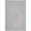 Tapis intérieur / extérieur gris / turquoise Arneshia-828270274