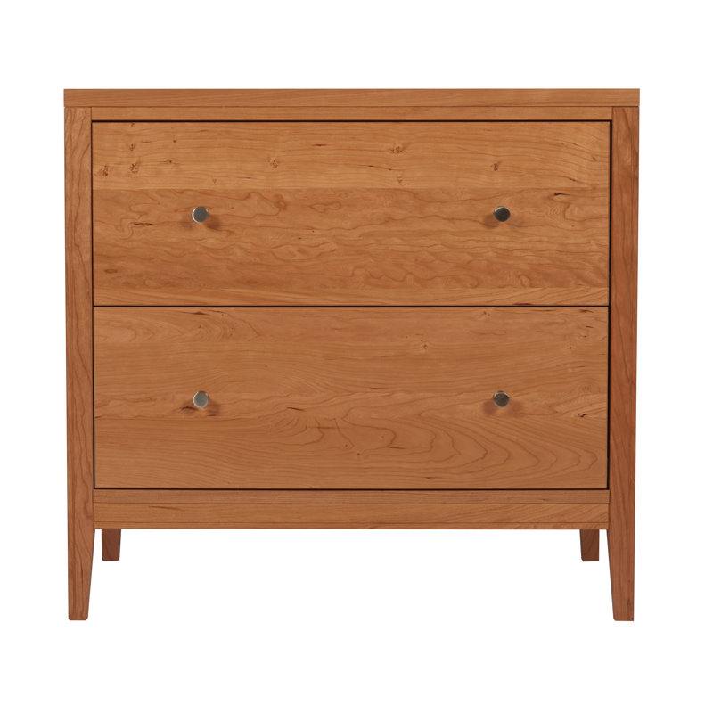 Kingston 2 - Drawer Solid Wood File Cabinet