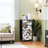 4 Drawer Dresser for Bedroom, Narrow Chest of Drawers, Wooden Top and Study Iron Frame 18"x37.5"-(WxH)