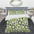 Green Circle Pattern - Abstract Duvet Cover Set - Microfiber Polyester-1851506555