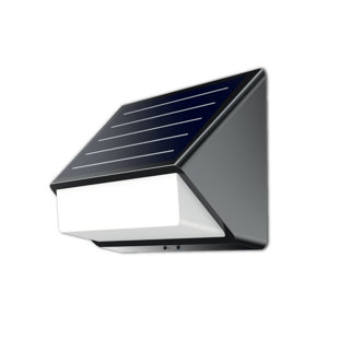 LED Solar Motion Wall Pack Light with Remote - 200W Equivalent - 4,000 Lumens - 5000K Daylight - Dusk-to-Dawn - Bronze Finish – Outdoor Off-Grid Lighting