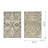S/2 Leaf Shadow Box Wall Décor, 23.5X1x35.5"