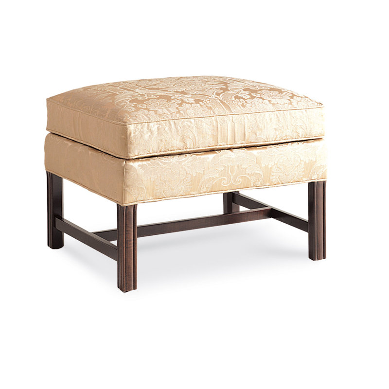 Chippendale Ottoman, Dreamy Seasalt