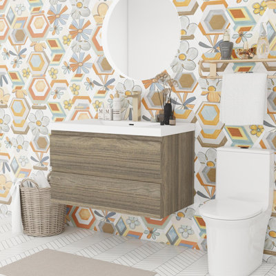 Meuble-lavabo mural