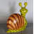 Comic Female Snail Over Sized Statue