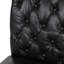 Siège de salle à manger en cuir noir (2) - 2 chaises de style noir-1631813385