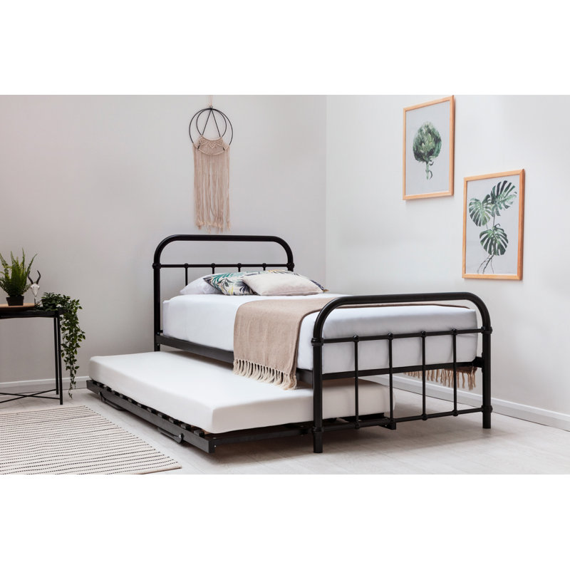 Clifftop Daybed, Black, 12cm Memory Foam/12cm Memory Foam, Yes