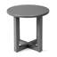 Table d'appoint de patio ronde en métal-648262397