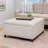 Gotelind Natural Square Storage Ottoman