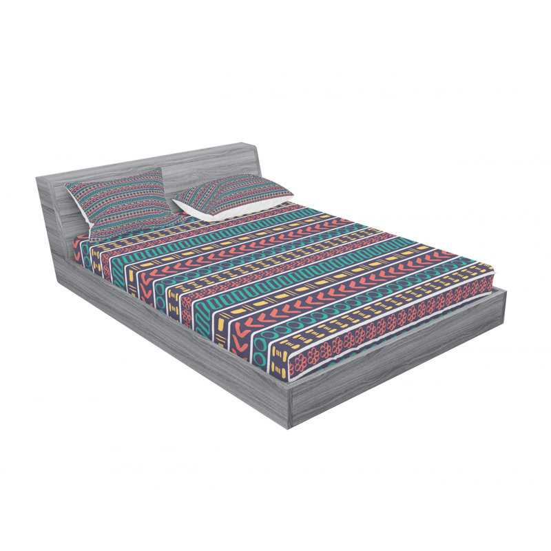 Microfiber Sheet Set, Queen Sheet Set with 2 Pillowcases