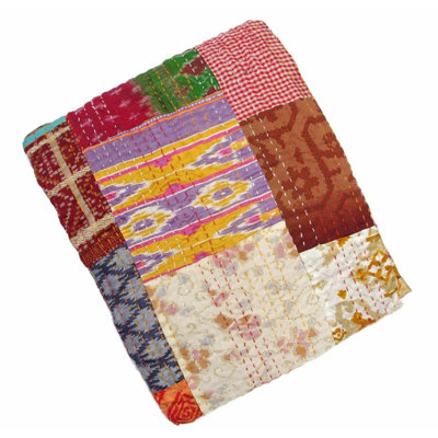 Harith Cotton Blend Patchwork Quilted Bedspread