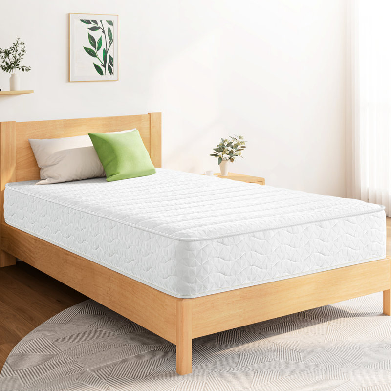 Matelas double de 20 cm (8 pouces) avec mousse, soutien amélioré, doux pour la peau, compatible avec les cadres de lit ajustables et les sommiers à lattes.