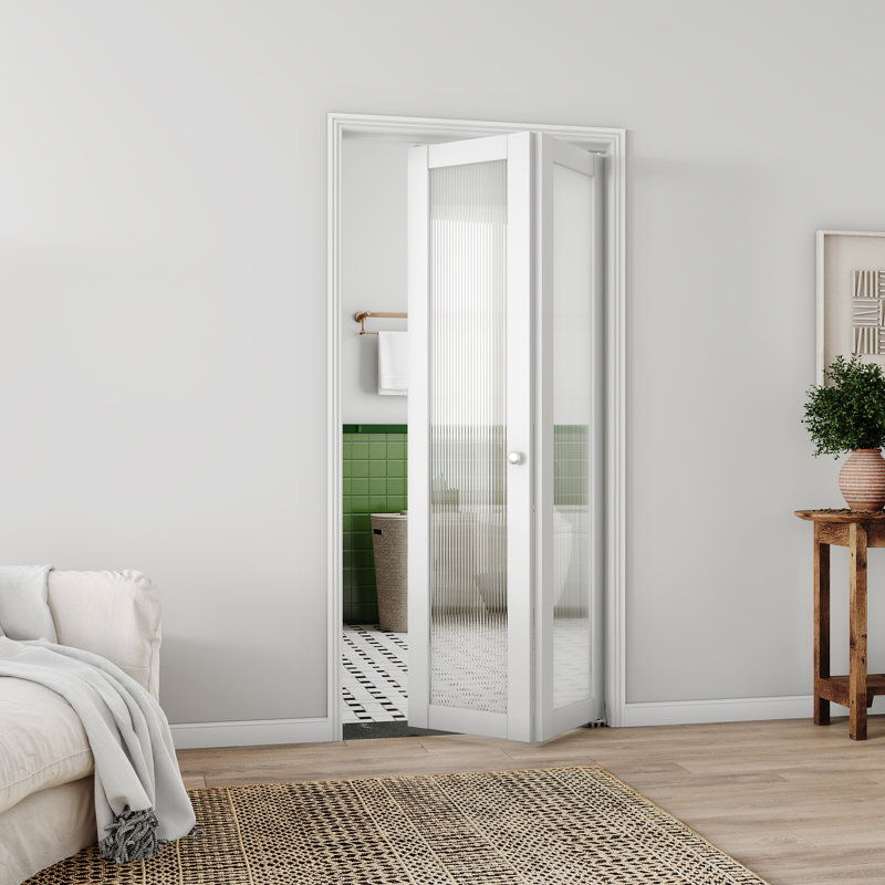 Porte pliante en bois massif 1-Lite, 36 po x 80 po, 1
