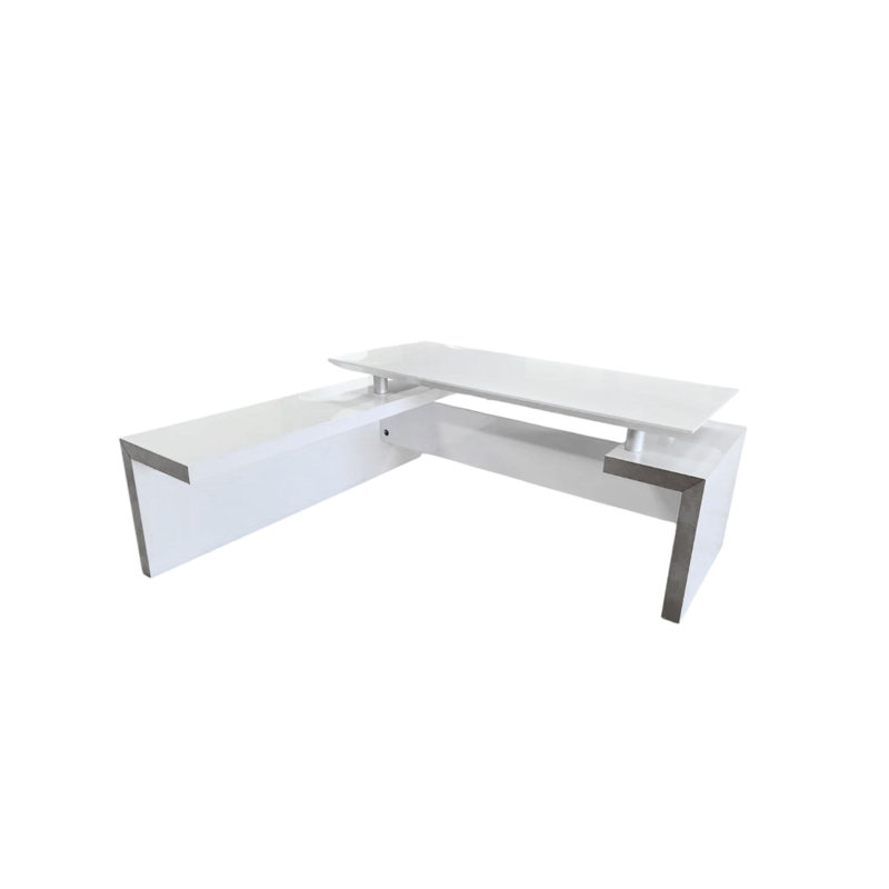 Monaco Executive L-Shaped Office Desk & Filing Cabinet Set