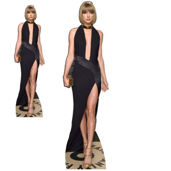SP12729 Taylor Swift Hot Black Emerald Dress Cardboard Cutout Standee  Standup 