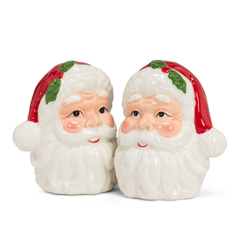 Ensemble salière et poivrière MDR Trading Inc. Santa Heads