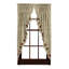 Paire de rideaux semi-transparents avec passe-tringle Abilene