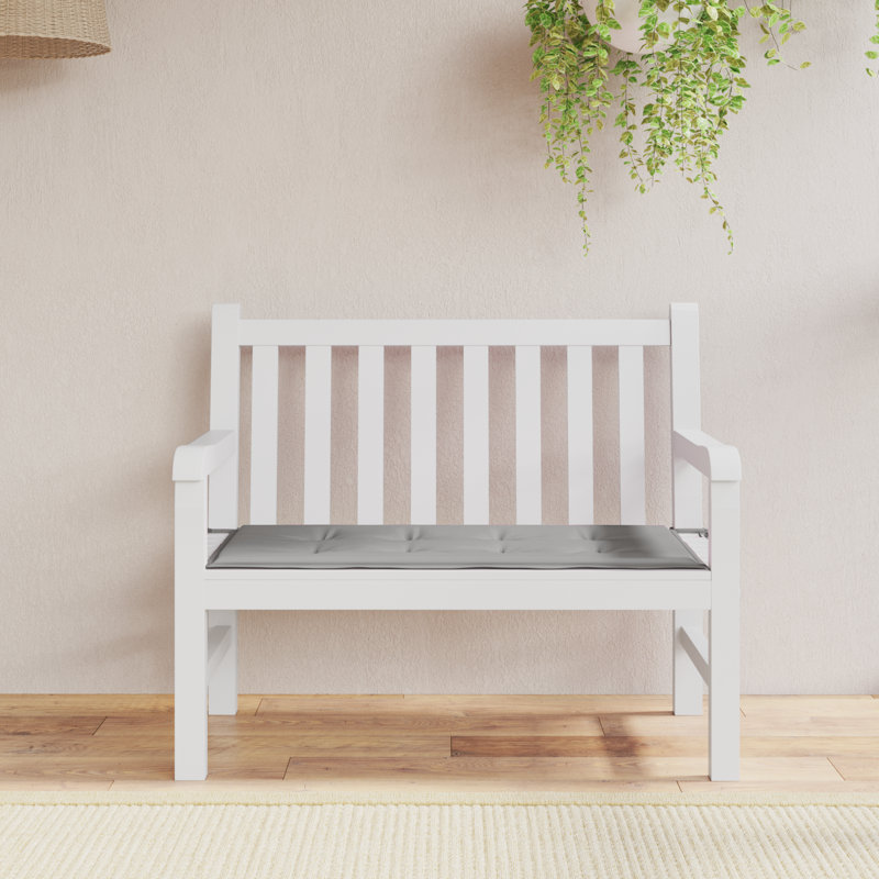 Outdoor Seat Cushion, Gray, 1.2" H x 39.4" W x 19.7" D
