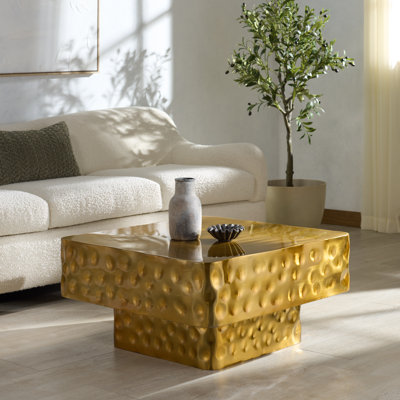 Janalee Steel Sq Coffee Table