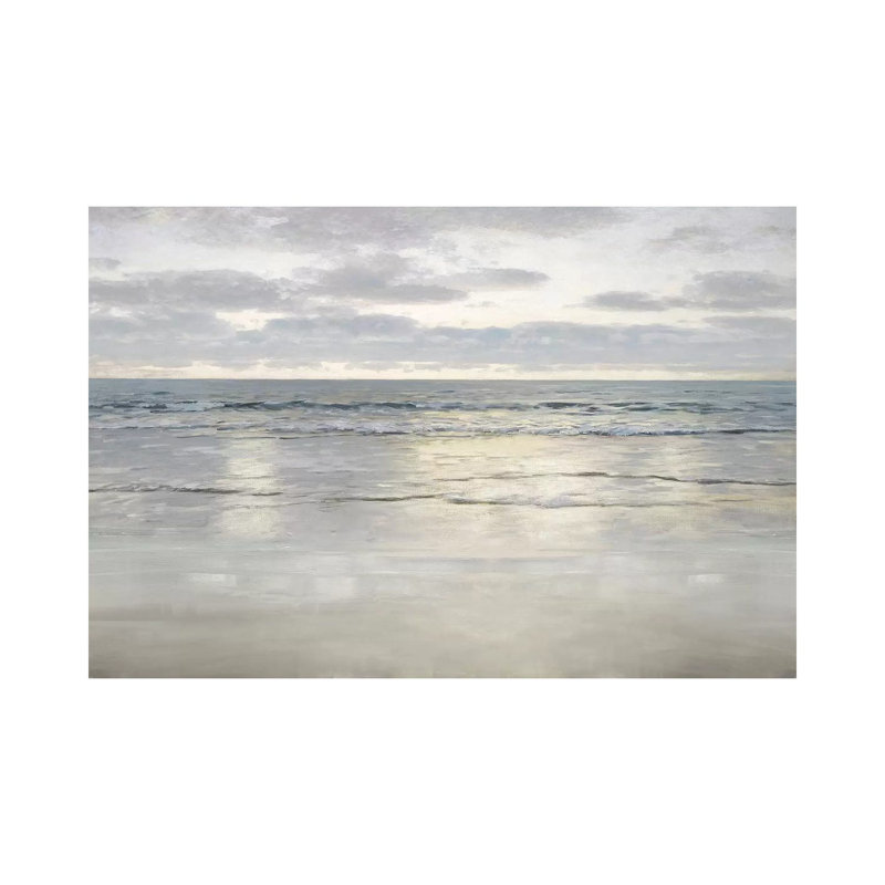 Sunlight On The Sea by Christy McKee - Wrapped Canvas Print, 20.32 cm H x 30.48 cm W