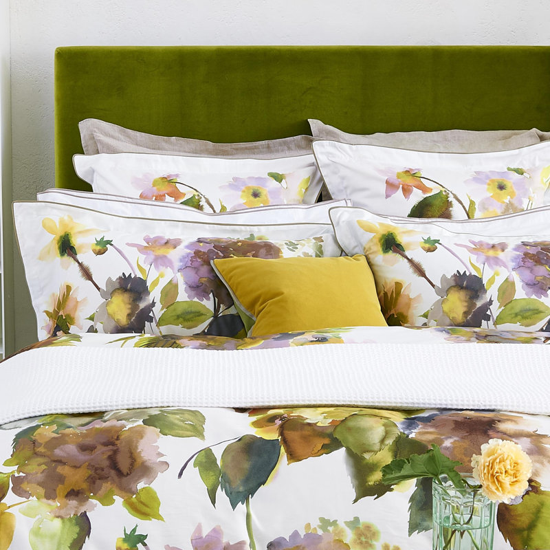 Palace Flower Birch Duvet Cover, King Duvet Cover