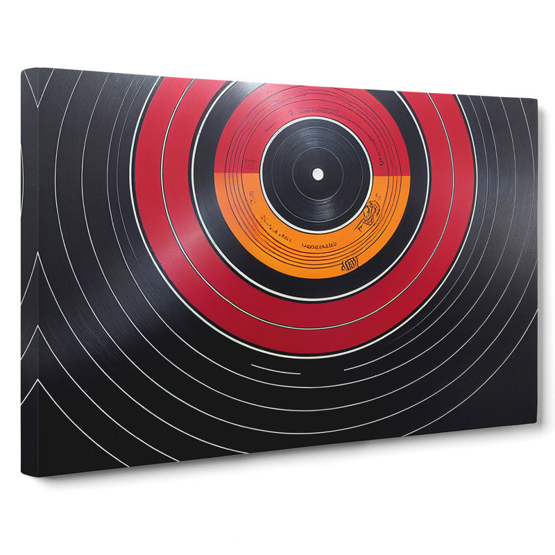 Flawless Vinyl Record Art - Wrapped Canvas Print, 40cm H x 60cm W x 3cm D